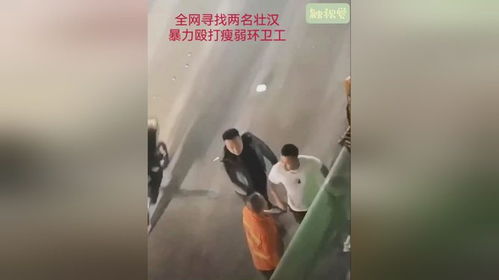 全網追兇 暴力毆打環衛工事件引發公憤，網絡尋兇與法律正義并行